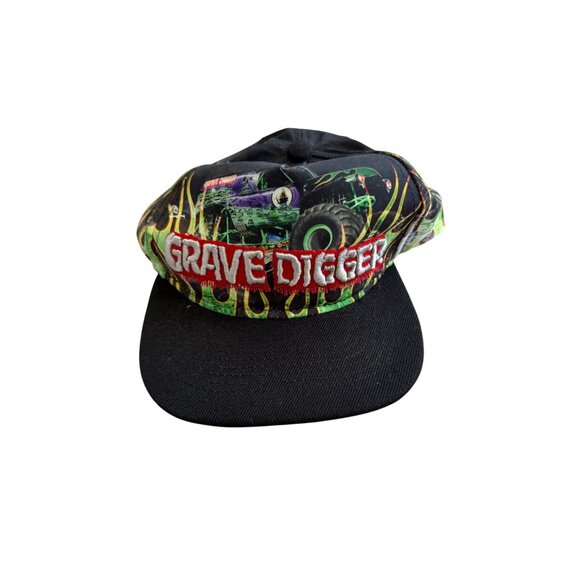 MONSTER JAM Gravedigger Truck Youth Baseball Hat Cap - Picture 6 of 6